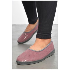 Тапочки женские розового цвета 189824L