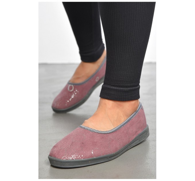 Тапочки женские розового цвета 189824L