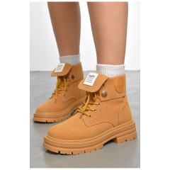 Черевики жіночі демісезонні пісочного кольору 189836L
