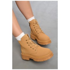 Черевики жіночі демісезонні пісочного кольору 189844L