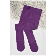 Детские колготки для девочки темно-фиолетового цвета 189882L