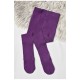 Колготи дитячі для дівчинки темно-фіолетового кольору 189882L