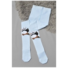 Детские колготки с рисунком светло-голубого цвета 189930L