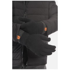 Рукавички чоловічі акрилові утеплені чорного кольору 190029L