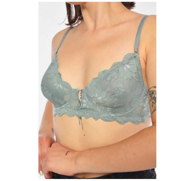 Бюстгальтер жіночий м`ятного кольору чашка С 190160L