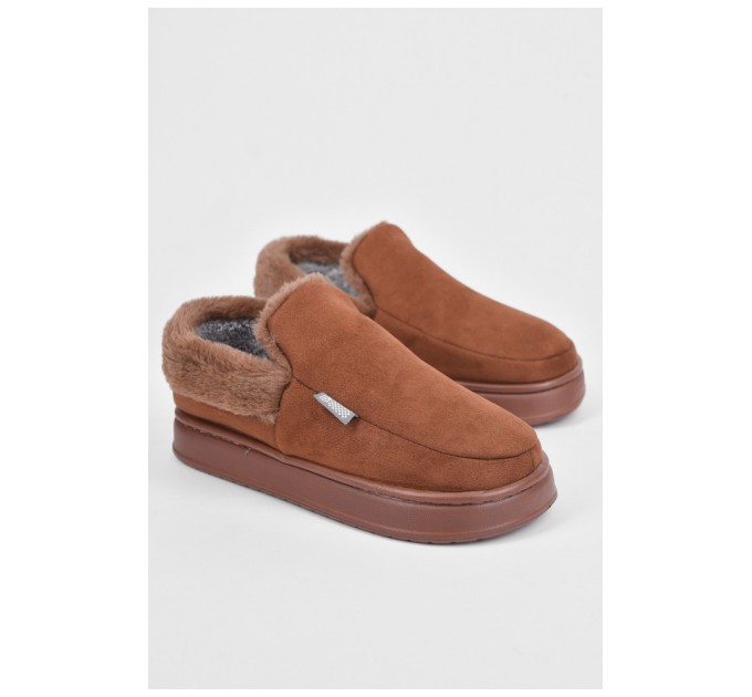 Капці кімнатні чоловічі коричневого кольору 190256L