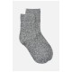 Шкарпетки жіночі на верблюжій вовні темно-сірого кольору 190608L
