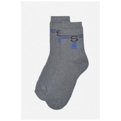 Шкарпетки чоловічі махрові сірого кольору 190670L