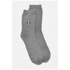 Шкарпетки чоловічі махрові сірого кольору 190686L