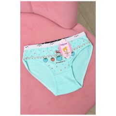 Трусики дитячі для дівчинки зеленого кольору з малюнком 190741L