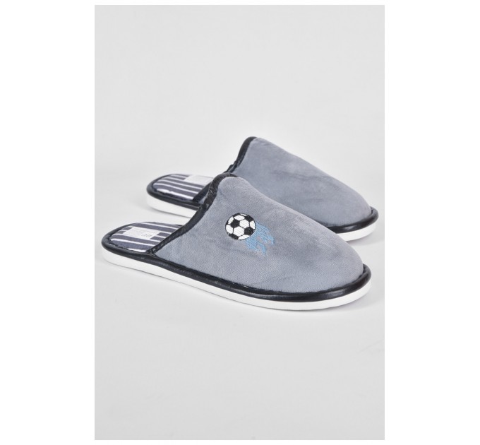 Капці кімнатні чоловічі сірого кольору 190767L