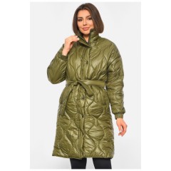 Куртка жіноча демісезонна кольору хакі 190843L
