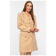 Сукня-піджак жіноча однотонна бежевого кольору 190983L