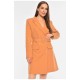 Сукня-піджак жіноча однотонна гірчичного кольору 190997L