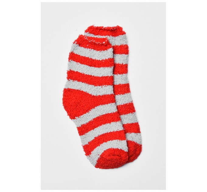 Носки женские травка серого цвета в полоску 191453L