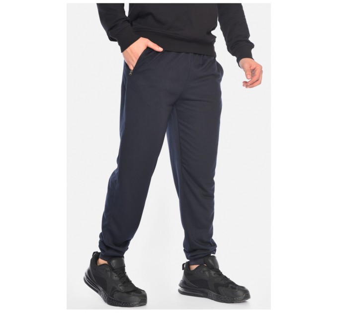 Спортивні штани чоловічі темно-синього кольору 191906L