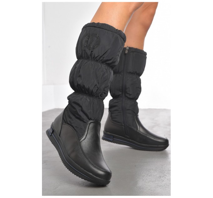 Чоботи жіночі зимові чорного кольору 191999L