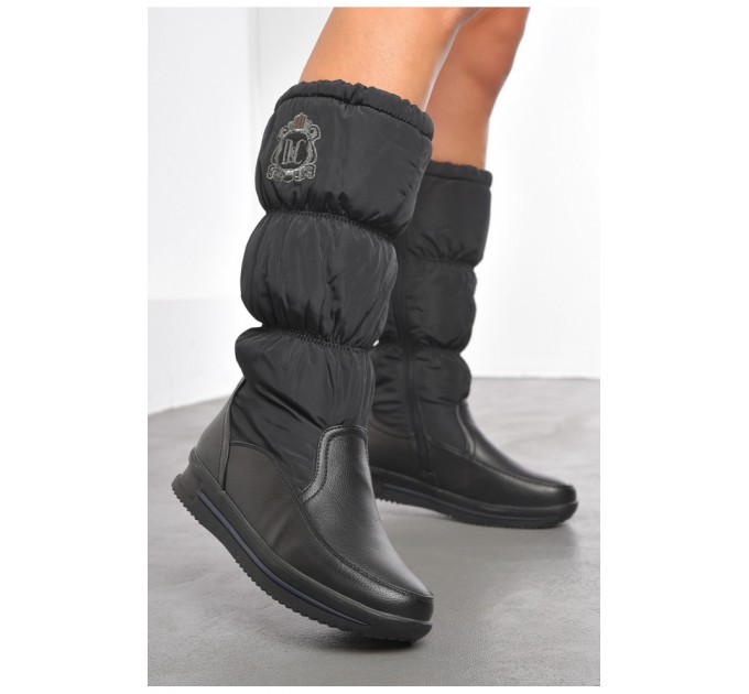 Чоботи жіночі зимові чорного кольору 192000L