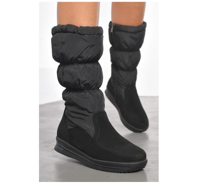 Чоботи жіночі зимові чорного кольору 192065L