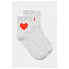 Шкарпетки жіночі демісезонні сірого кольору 192230L