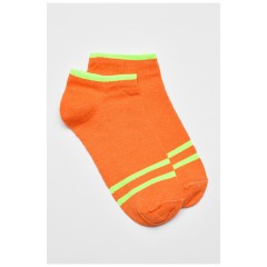 Шкарпетки жіночі демісезонні помаранчевого кольору 192240L
