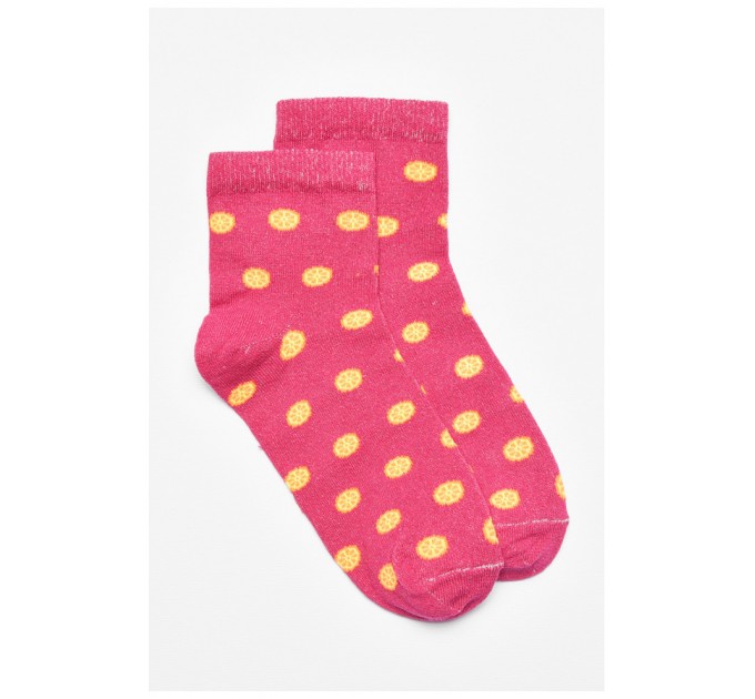 Шкарпетки жіночі демісезонні бордового кольору 192245L