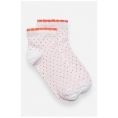 Шкарпетки жіночі демісезонні білого кольору 192260L