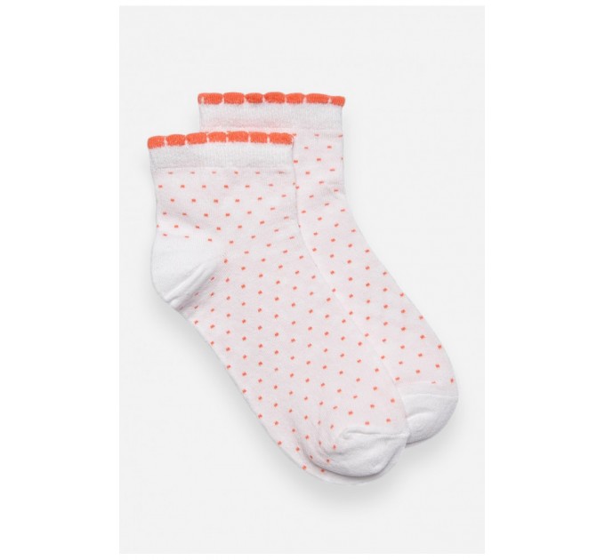 Носки женские демисезонные белого цвета 192260L