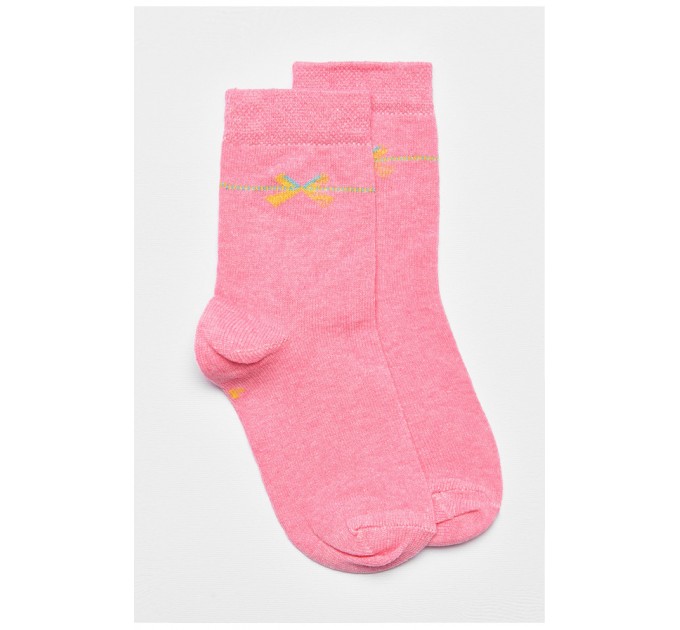 Шкарпетки дитячі демісезонні рожевого кольору 192301L