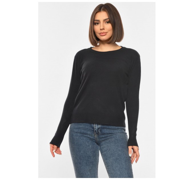 Свитер женский черного цвета 192513L