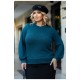 Светр жіночий ізумрудного кольору 192522L