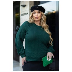 Свитер женский зеленого цвета 192525L