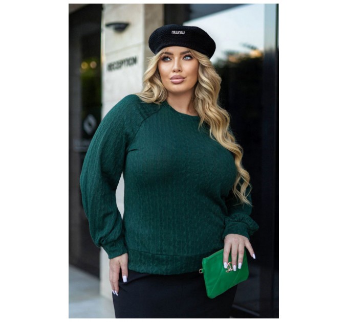 Свитер женский зеленого цвета 192525L