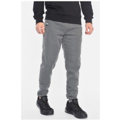 Спортивные брюки мужские на флисе серого цвета 192577L