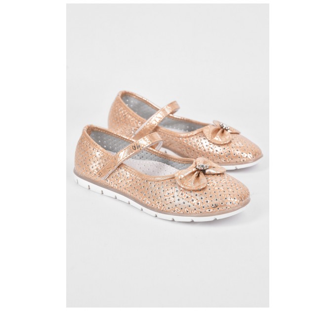 Балетки для дівчинки бежевого кольору 192613L
