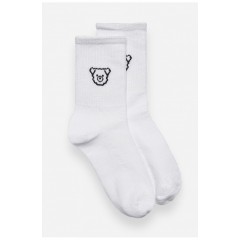 Носки детские демисезонные белого цвета с рисунком 192838L. Носки детские демисезонные белого цвета с рисунком 192838L.