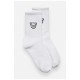Шкарпетки дитячі демісезонні білого кольору з малюнком 192838L
