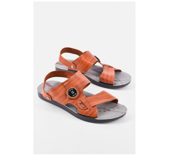 Шльопанці чоловічі світло-коричневого кольору 193073L