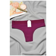 Труси жіночі бордового кольору 193109L