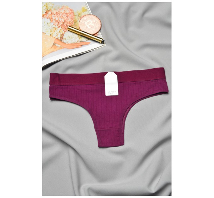 Труси жіночі бордового кольору 193109L