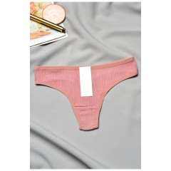 Стрінги жіночі пудрового кольору 193125L Стрінги жіночі пудрового кольору 193125L