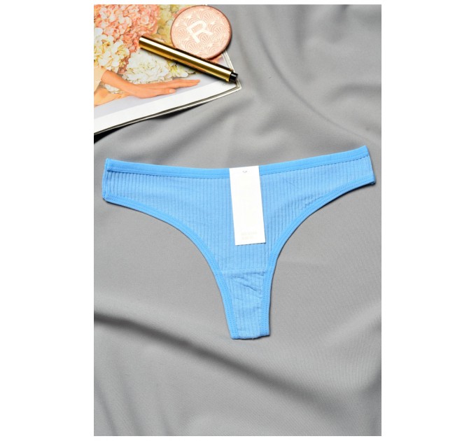 Стрінги жіночі блакитного кольору 193126L