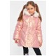 Куртка дитяча для дівчинки єврозима на штучному хутрі світло-рожевого кольору 193351L