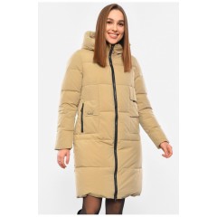 Куртка женская зимняя бежевого цвета 193434L