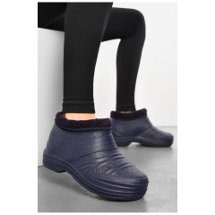 Калоші жіночі на хутрі фіолетового кольору 193760L