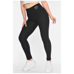 Лосини жіночі трикотажні чорного кольору 193895L