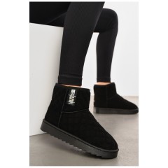 Уггі жіночі на хутрі чорного кольору 193937L