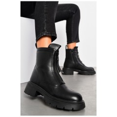 Черевики жіночі зимові чорного кольору 194058L