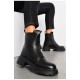 Черевики жіночі зимові чорного кольору 194058L