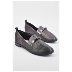 Балетки для дівчинки коричневого кольору 194370L